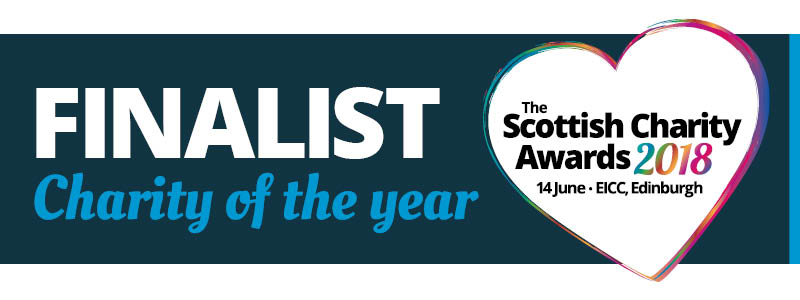 Finalists for Scottish Charity of the Year!